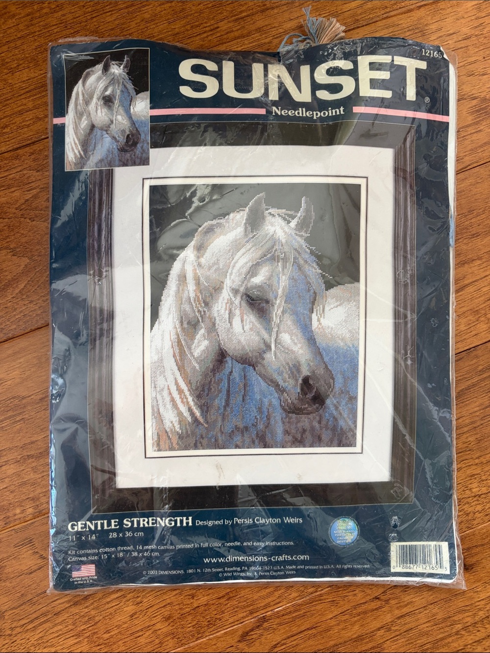 NEW- Gentle Strength Needlepoint Kit